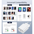 Miniatyrbilde 4 av 5: 3-pakning USB C-lader for iPhone 16/15/14/13/12 Plus Pro Max Mini, AirPods iPad, Samsung Galaxy S24/23/22 iPhone USB C-lader