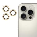 För iPhone 12 Pro 6,1 tum/iPhone 12 Pro Max 6,7 tum Kameralinsskydd Metall CD Textur Härdat