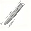 Miniatyrbillede 3 af 5: 1 stk. sammenfoldelig EDC, multiværktøj med skærefunktion, ergonomisk rustfrit stål foldbart multifunktionelt skæreværktøj