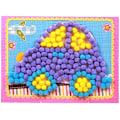 Pikkukuva 4 / 4: Pom-Pom pallot, 100200 kpl 8mm askarteluun pieniä mini pom-pomeja - Punainen väri