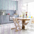 Miniatyrbilde 4 av 5: Stringgardinpanel, Glitter Dør Vegg Vindusdører Panel Flueskjerm Frynser Romdeler Persienner, Duskeribbon