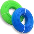 Universal Nylon Ersättnings Rund Trimmertråd Gräs Trimmer Tråd, Diameter 1,6mm x 100m Längd, 2 Rullar (Grön + Blå)