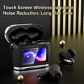 Miniatyrbillede 4 af 5: Type C BD2 Smart Digital Display Touch Screen Trådløse Bluetooth Headset ANC+ENC Støjreduktion