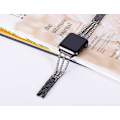Miniatyrbillede 4 af 4: Kompatibel med Apple Watch rem 38mm 40mm 41mm, Kvinder Glitrende Krystal Bling Armbånd Remme Udskiftningsbånd, Bling Sort 38/40/41mm