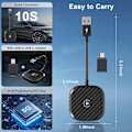Pikkukuva 6 / 6: Langaton CarPlay iPhonelle, Langaton CarPlay-dongle muuntaa langallisen langattomaksi, autoihin vuosilta 2017-2024 ja iPhone iOS 11+