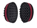 2-pack vändbara hårborstsvampar för att skapa afro-lockar, twists för fantastiska lockar