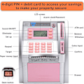 Miniatyrbillede 2 af 5: Pounds Version Elektronisk ATM Opsparingsbank Digital Pengeboks Maskine, Elektronisk Pengekasse, Stemmeprompt, Møntgenkendelse Silver pink