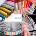 Miniatyrbild 4 av 5: Nagelprov 100 st Nagelprovpinnar Nagel Färgvisning Nagelvisningstips Nagelsmyckestips Pinnar med Metallring Set 1