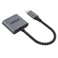 Miniatyrbilde 2 av 5: ONTEN OTN-290 Type-C til Type-C Digital Audio+Type-C Ladeadapter Aluminiumlegeringskonverter