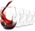 4-pack glas 400ml, elegant böjd glasvara, lämplig för fester, bröllop, sammankomster, iskaffe, vinglas