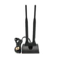 2.4ghz 5ghz Dual Band Antenn Magnetisk Bas Trådlös Router Wifi Adapter