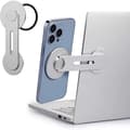 Magnetisk Telefonholder til Laptop, Justerbar Sidemontering til Laptop, Foldbar Arm med Magnetisk Greb, Letvægts Aluminium Design.