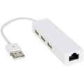 Miniatyrbillede 3 af 5: USB A til 3 x USB A og RJ45 Ethernet LAN Adapter Kabel Hub Mac USB-A Netværkskabel til Laptop, PC, MacBook