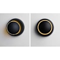 Miniatyrbillede 3 af 5: Moderne væglampe LED væglampe kreativ eclipse væglampe varm hvid 2-i-1 LED loftlampe 5W loftlampe jernlamper, Sort