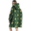 Miniatyrbilde 3 av 5: Hettegenserteppe for kvinner, overdimensjonert fleeceteppe, kosegenser, fluffy sherpa-pullover med stor lomme