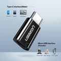 Miniatyrbillede 3 af 5: UGREEN 30865 Type-C til Micro USB Hun Adapter Mini Bærbar USB C Konverter