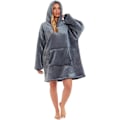 Miniatyrbillede 1 af 5: Hætteklæde Tæppe Top Lounge Fleece Sherpa Originale Tæpper Sweatshirt Hættetrøje Som Set På TV Varm Blød Hyggelig One Size