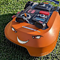 Miniatyrbilde 5 av 5: Øyeklistremerke til gressklipper - Værbestandig klistremerke - for Gardena, Navimow, Luba 2, Worx robotgressklipper