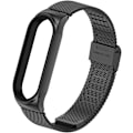 Miniatyrbillede 2 af 5: Udskiftningsrem Kompatibel med Xiaomi Mi Band 7, 1 stk. Justerbar Sportsrem i Rustfrit Stål Sort