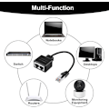 Miniatyrbillede 2 af 5: RJ45 Splitter Adapter, RJ45 Kobling, LAN RJ45 Ethernet Splitter 1 til 2 Kabel Adapter, Splitter Adapter