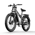 Pikkukuva 2 / 11: Shengmilo S600 E-bike 2000 W kaksoismoottori 17,5 AH Samsung akku sähköinen maastopyörä 3,0 tuuman rasvarengas aikuisten sähköpyörä Shimano 7 nopeus grey
