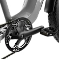 Miniatyrbillede 5 af 11: Elcykel Shengmilo S600 dobbeltmotor 2000W 26-tommer elcykel 17,5AH batteri fedtdæk 45KM/H 90KM udholdenhed Shimano 7-trins elektrisk mountainbike grey