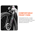 Pikkukuva 8 / 11: Shengmilo MX06 sähköpyörä 1000W moottori 26*3.0 MTB rasvarengas 48V 17.5AH akku E-BIKE Shimano 7-vaihteinen sähköpyörä, valkoinen white