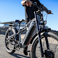 Miniatyrbild 10 av 11: Shengmilo S600 Mountain Electric Bike 2000W 17.5AH Samsung Batteri 45KM/H Elcykel Fat Tire Shimano 7 Speed ​​Electric Mountain Bike grey
