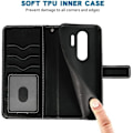Miniatyrbillede 2 af 4: Etui til Redmi 9 (6,53") sort lædereffekt Elegant design solid magnetisk lukning Svart