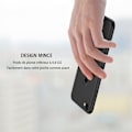 Miniatyrbillede 4 af 4: Coque iPhone 8 Plus - Apple - Silikone - Tempereret Glas - Stødabsorbant - Ultra Slim - Mat Sort Svart