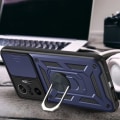 Miniatyrbillede 3 af 4: Coque - Xiaomi - Redmi Note 12S - Mørkeblå - Stødabsorberende - Bagstøtte marinblå