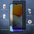 Miniatyrbillede 2 af 4: 2 stykker anti spion hærdet glas til realme C20 skærmbeskytter Svart