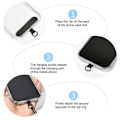 Miniatyrbillede 4 af 4: Coque - Xiaomi - Redmi 12C/11A - Forstærket Beskyttelse - Anti-Ridser - Pink Strop Svart ros