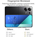 Miniatyrbillede 4 af 4: Verres Trempés - E.F.Connection - Redmi Note 13 - 3 Stykker - Ridsebeskyttelse - Sort Kant Transparent med svart kant