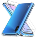 Miniatyrbild 1 av 4: Fodral för Redmi 9A (6,53") förstärkt skydd med högt motstånd + härdat glas Transparent