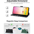 Miniatyrbillede 2 af 4: Cover - Samsung - Galaxy S24 Plus - Syntetisk læder sort - Stødsikker - Fleksibel Svart