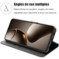 Miniatyrbillede 2 af 6: Cover til Xiaomi 14T, Stød- og Ridsebeskyttelse i Syntetisk Læder - Sort Svart