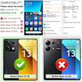 Miniatyrbillede 2 af 4: Etui til Xiaomi Redmi Note 13 5G (ikke til 4G) Silikone Carbon Fiber Stødsikker beskyttelse Sort