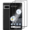 Miniatyrbild 4 av 4: Helhärdat glas för Google Pixel 7 Pro - 2 delar - Skyddsglas Transparent med svart kant