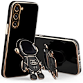 Miniatyrbillede 2 af 4: Beskyttelsesskal - TPU - iPhone 12 Pro Max - Fleksibel - Astronautmotiv - Sort Svart