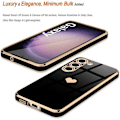 Miniatyrbillede 3 af 6: Coque til Xiaomi 15 Ultra, med Hjerte Mønster Anti-Ridse Blød TPU Sort + 2 Temperede Glas Svart