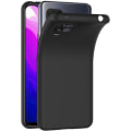 Miniatyrbillede 2 af 2: Etui kompatibelt Xiaomi Mi 10 Lite 5G, sort silikone etui til Xiaomi 10 Lite 5G Cover Mi 10 Lite 5G Sort silikone etui