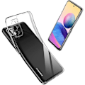 Miniatyrbild 2 av 4: Skyddsfodral för Redmi Note 10 5G - E.F.CONNECTION - Högkvalitativ Silikon - Stötabsorberande - Transparent Transparent