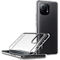 Miniatyrbillede 2 af 4: Beskyttelsesetui til Xiaomi Mi 11 - E.F. CONNECTION - Højresistent silikone - Gennemsigtig Transparent