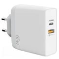 Miniatyrbillede 1 af 4: 65W 2-Port PD 33W+QC 3.0 Hurtig AC oplader til OPPO A15 A16 A16S A52 A53 A53S A54 5G