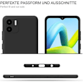 Miniatyrbillede 4 af 4: Beskyttelsesetui - E.F.CONNECTION - til Xiaomi Redmi A1/A2 - Fleksibel - Sort - Forstærket beskyttelse Svart