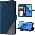 Miniatyrbillede 1 af 4: Beskyttelsesskal - E.F.CONNECTION - Xiaomi Redmi Note 13 4G - Kunstlæder - Mørkeblå - Stødabsorberende marinblå