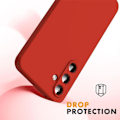 Miniatyrbild 2 av 4: Lanyardfodral för Xiaomi Redmi A3, ultratunt hybrid silikon Stötsäkert skydd med snodd, röd