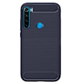 Miniatyrbillede 4 af 4: ebestStar ® til Xiaomi Redmi Note 8 - Luksus Carbon Fiber Pattern Gel Case Premium Flex TPU + Hærdet GLASS Skærmbeskytter, Mörkblå
