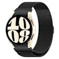 Miniatyrbillede 3 af 4: Urarmbånd i rustfrit stål til Samsung Galaxy Watch6 - 6 Classic - Watch 5 - 5Pro - Watch4 - 4 Classic - Sort